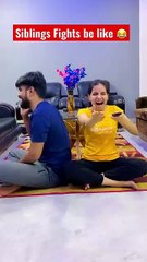 Siblings Fights Be Like 😂 | Everyday War Zone at Home!#funnymoments#funnyshorts#