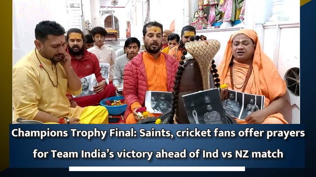 Champions Trophy Final: Saints, cricket fans offer prayers for Team India’s victory ahead of Ind vs NZ final match