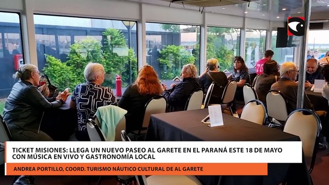 Ticket Misiones llega un nuevo paseo Al Garete en el Paraná este 18 de mayo con música en vivo y gastronomía local