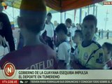 Gobierno de la Guayana Esequiba rehabilita cancha deportiva en Tumeremo