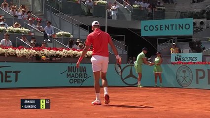 Djokovic bundled out of Madrid by Arnaldi