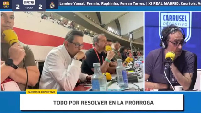 El gol de Koundé en la final de Copa del Rey, narración de Carrusel Deportivo