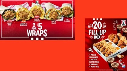 Nuevo Mac & Cheese KFC Wraps 2 Por $5 2023