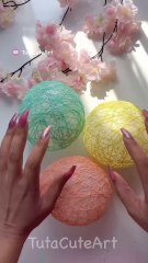 DIY cute thread ball decoration