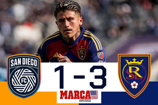 Tercera derrota consecutiva para San Diego | Real Salt Lake 3-1 San Diego FC | Resumen y goles | MLS