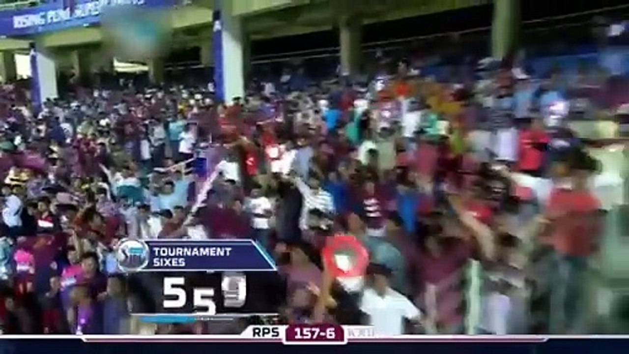 Ms Dhoni Last Over Finish __ 23 off 6 Balls in Final Over IPL __ RSP VS KXIP __ Thrilling Over(360P)