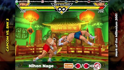 JOE HIGASHI MOVE LIST - Capcom vs. SNK 2 (CVS2)