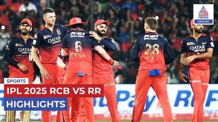 RCB vs RR Highlights | Hazlewood’s 4-Fer Powers RCB to Thrilling Win | IPL 2025