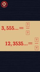 🔴 ¡Convirtiendo un DECIMAL INFINITO PERIÓDICO PURO en una fracción! 🔵 ¡Paso a paso!