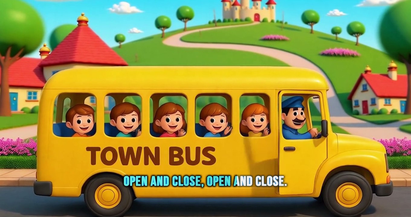 Wheels on the Bus | Classic Nursery Rhyme for Kids | Fun Cartoon Animation | Coco Glee Rhymes