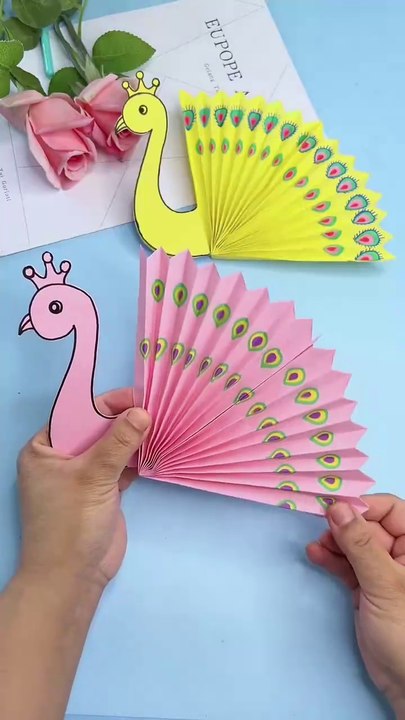 Beautiful peacocks design/creative activity