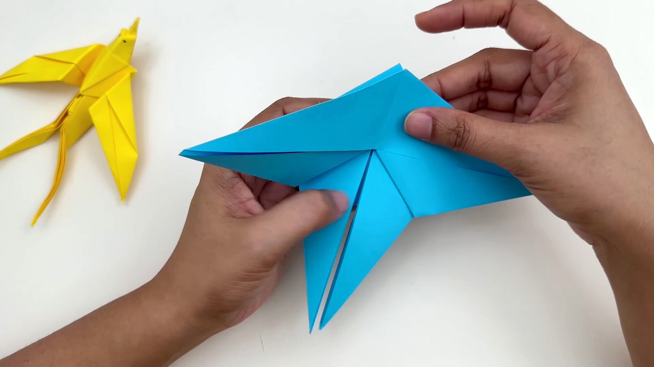 How To Make Easy Paper Bird Toy  For Kids / Nursery Craft Ideas / Paper Craft Easy / KIDS crafts