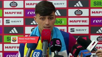 Pedri : “On récupère beaucoup mieux après avoir ramené la coupe à la maison”