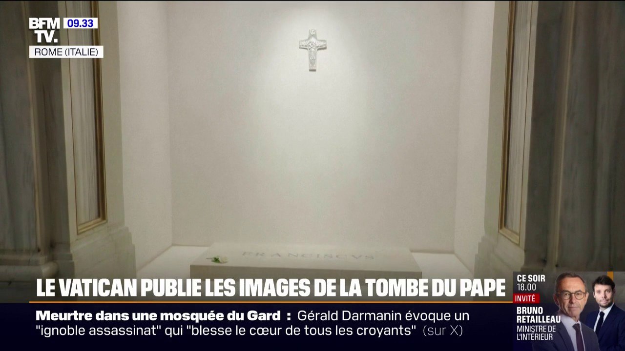 Pape François: le Vatican publie les images de la tombe du souverain pontife