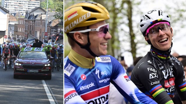 Cycling - Liège-Bastogne-Liège 2025 - The start of the 111th La Doyenne... with Pogacar and Evenepoel