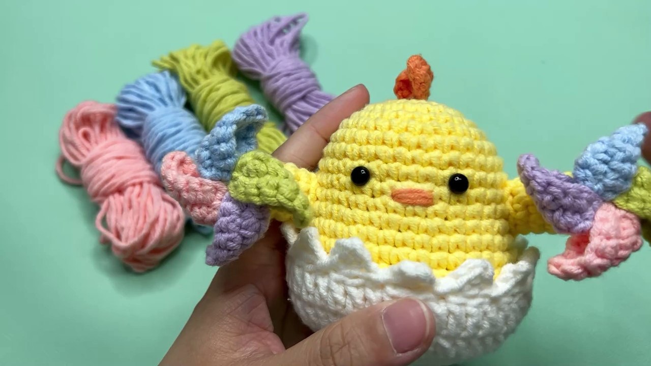 Crochet Chick Tutorial: 9. How to crochet the pinwheel?