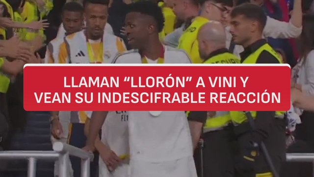 Un culé llama llorón a Vinicius y la reacción del brasileño es indescifrable: juzguen ustedes