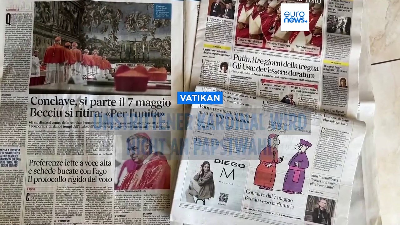 Keine Teilnahme an Konklave: Kardinal Becciu macht einen Rückzieher