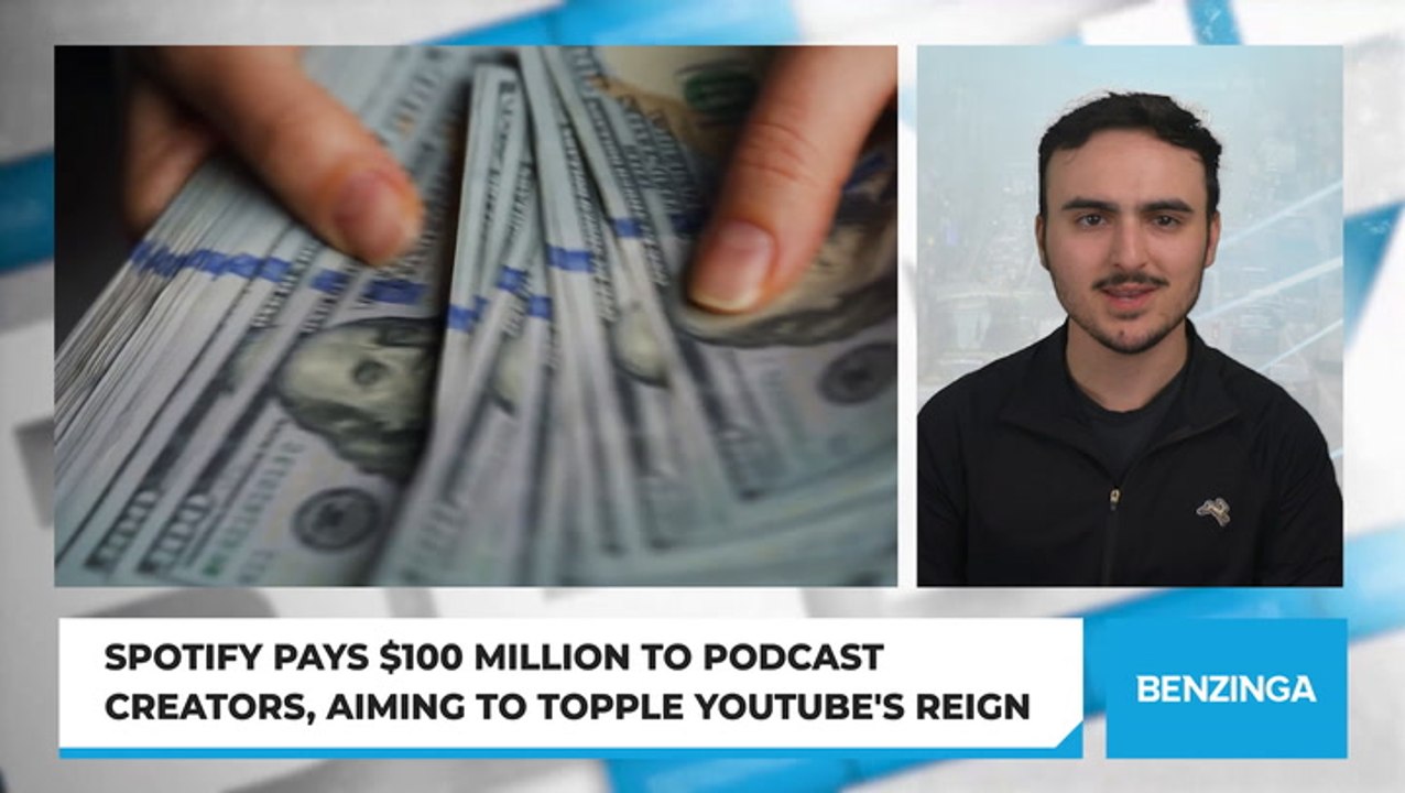 Spotify Pays $100 Million To Podcast Creators, Aiming To Topple YouTube's Reign