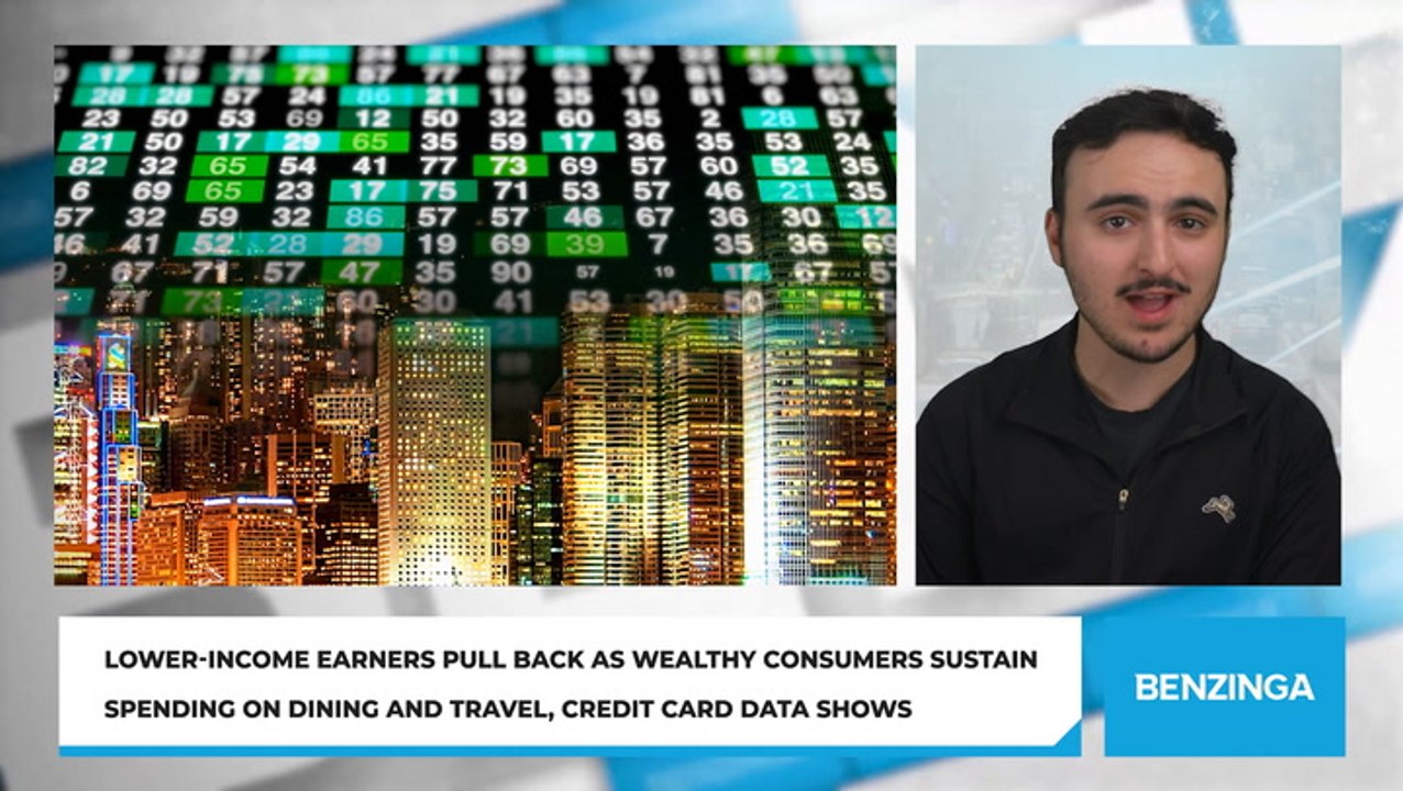 Lower-Income Earners Pull Back As Wealthy Consumers Sustain Spending On Dining And Travel, Credit Card Data Shows