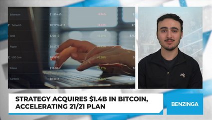 Strategy Acquires $1.4B in Bitcoin, Accelerating 21/21 Plan