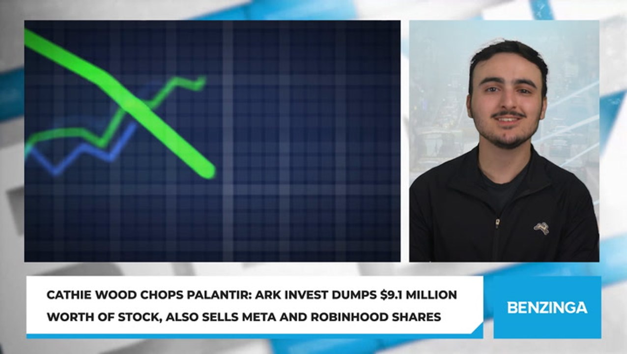 Cathie Wood Chops Palantir: Ark Invest Dumps $9.1 Million Worth Of Stock, Also Sells Meta And Robinhood Shares