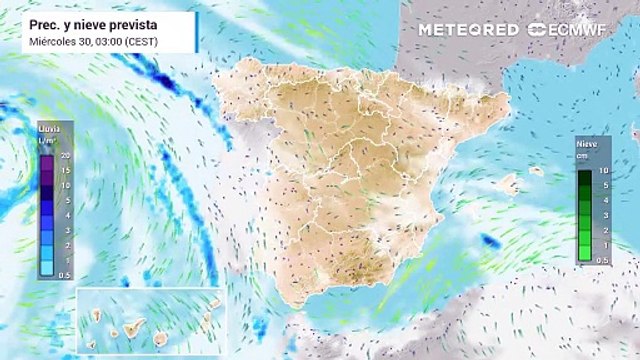 Una borrasca fría traerá fuertes tormentas a España en pleno puente