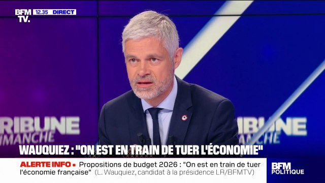 Suppression de l'abattement fiscal des retraités: Les propositions qui sortent de Bercy sont la tête à l'envers , estime Laurent Wauquiez
