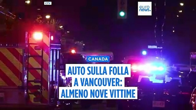 Auto sulla folla a Vancouver durante un festival filippino: morti e feriti