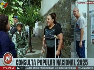 Pueblo caraqueño desde muy temprano se encuentra ejerciendo su derecho al voto en la pqa. San Pedro