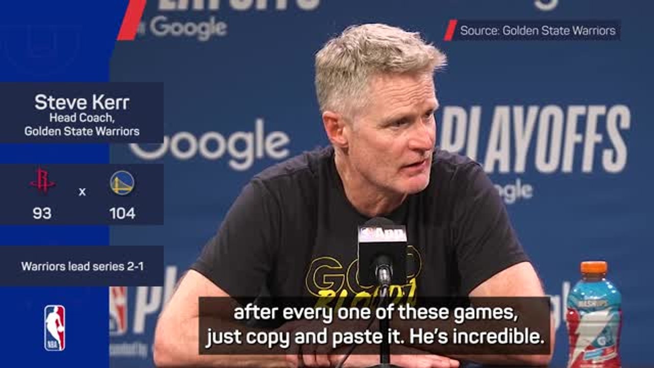 Kerr struggling to find words to describe 'incredible' Curry