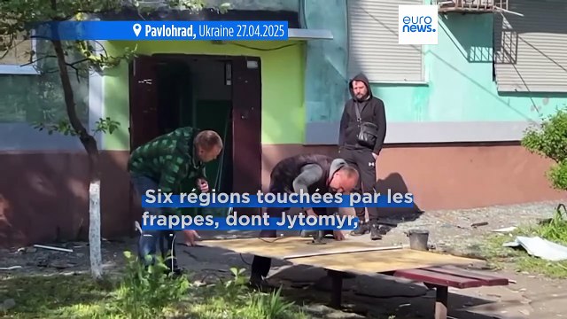 Vague de drones et de bombes russes sur l'Ukraine, au moins quatre morts