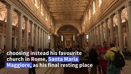 People visit the tomb of Pope Francis for the first time a day after his funeral