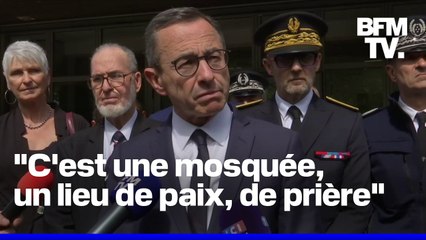 Bruno Retailleau était à Alès pour prendre la parole après le meurtre dans une mosquée dans le Gard