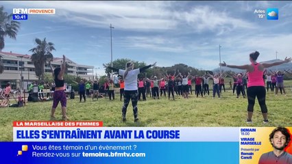 La marseillaise des femme : elles s'entraînent avant la course