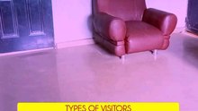 TYPES OF VISITORS [PART 1]1. Team "Cleanliness is next to godliness"😁😅