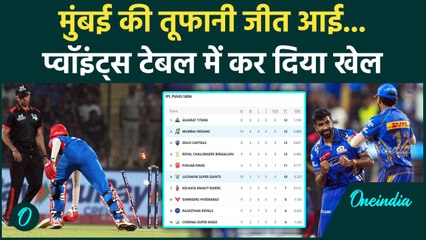 MI vs LSG IPL 2025: Mumbai की जीत, Points Table में हो गया बड़ा उलटफेर | वनइंडिया हिंदी
