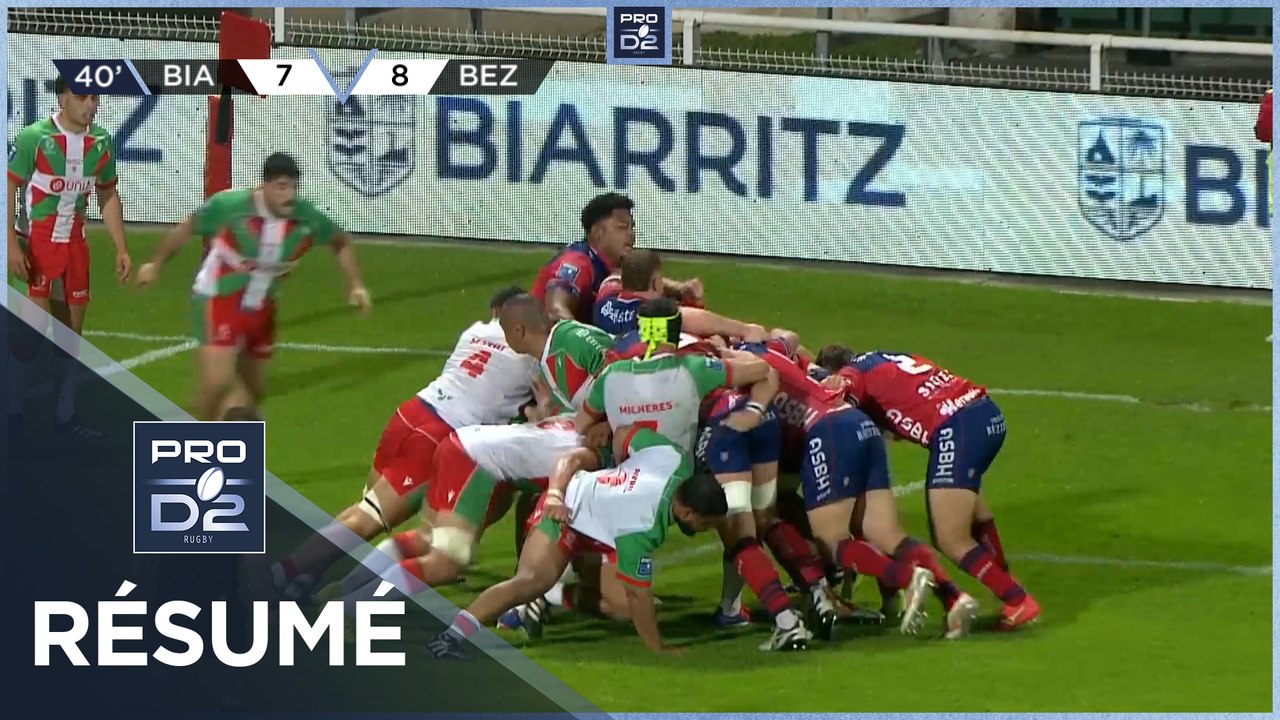 PRO D2 Saison 2024-2025 J28 - Résumé Biarritz...