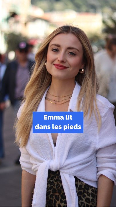 Emma lit dans les pieds !