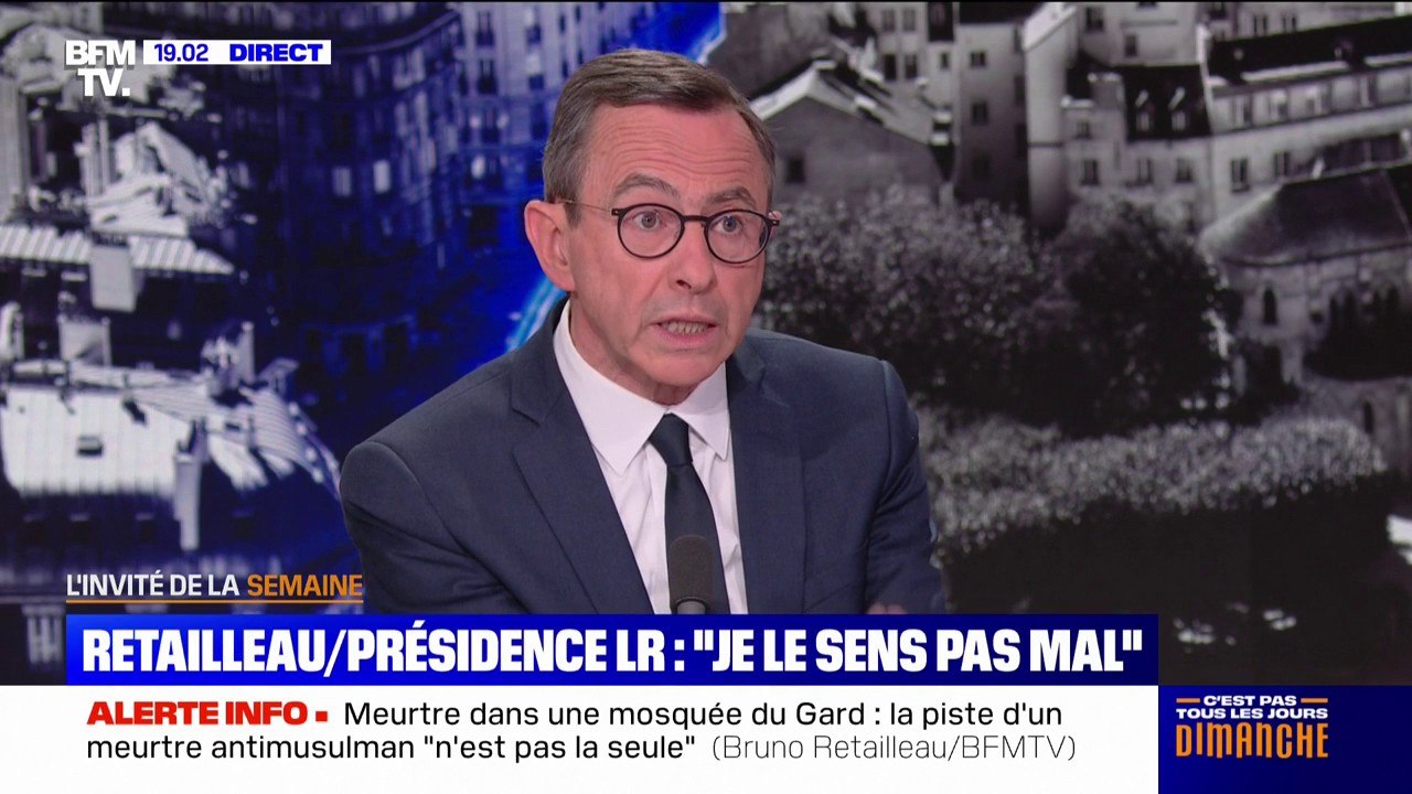 Présidence LR: "Pour l'instant, je le sens pas mal", confie Bruno Retailleau, en compétition face à Laurent Wauquiez