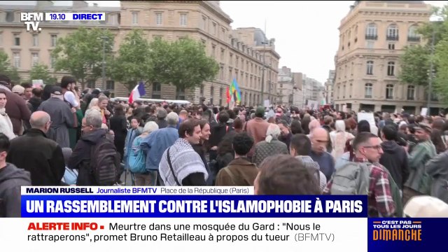 Marche contre l'islamophobie: un rassemblement est en cours à Paris