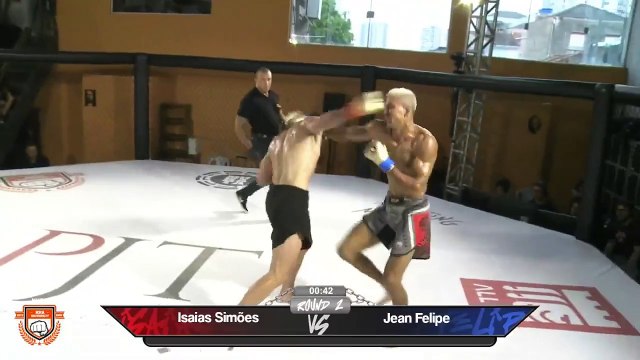 Isaias Simões vs Jean Felipe Souza spinning back kick knockout