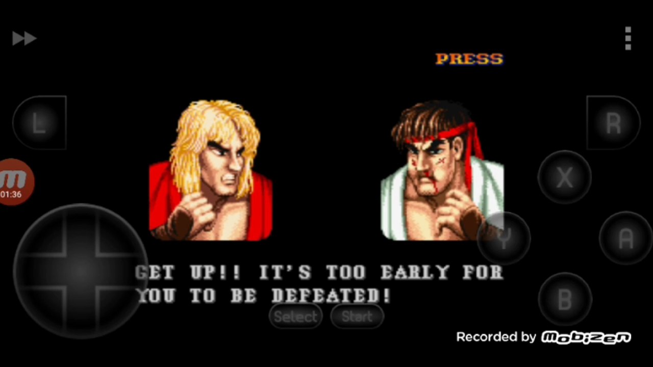 Street Fighter II Turbo: Hyper Fighting Ken vs Ryu luta completa