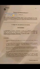 Sujet Maths C Banque PT 2025 🔥
