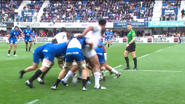 TOP 14 - Essai de Dany PRISO (RCT) - RC Vannes - RC Toulon
