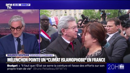 LE CHOIX DE MAURICE - Jean-Luc Mélenchon pointe un "climat islamophobe" en France