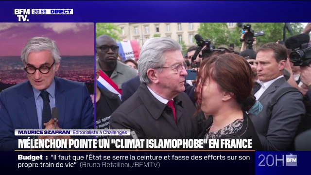 LE CHOIX DE MAURICE - Jean-Luc Mélenchon pointe un climat islamophobe en France