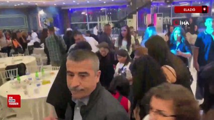 Elazığ’da depremde korkan kadın düğün salonunda bayıldı