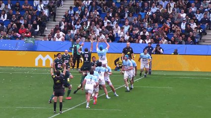 TOP 14 - Essai de Manu TUILAGI (AB) - Aviron Bayonnais - Section Paloise
