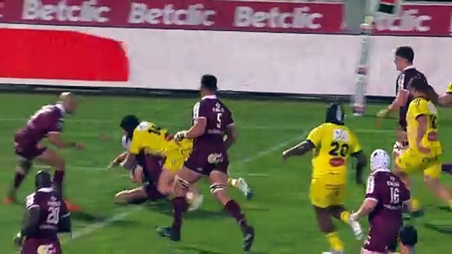 TOP 14 - Essai de Paul BOUDEHENT (SR) - Union Bordeaux-Bègles - Stade Rochelais